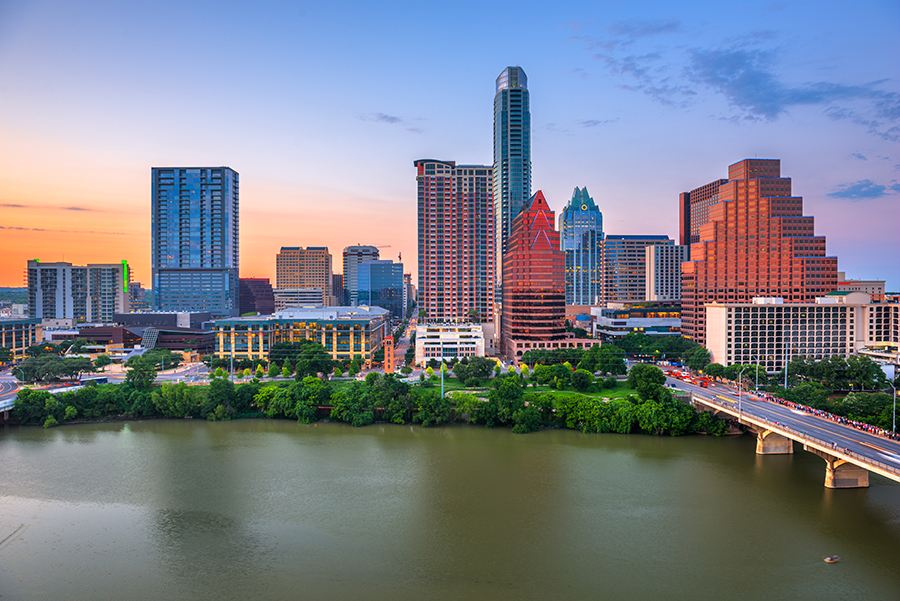 Downtown City Skyline